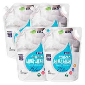 인블리스 베이킹소다 블루 실내건조 세탁세제 3L x4개, 3L. 4개, 4개