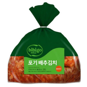 CJ제일제당 비비고 베이직 포기배추김치 10kg, 1개