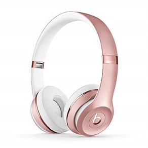 Beats Solo3 Wieless 온이어 헤드폰 - Apple W1 헤드폰 칩 클래스1 Bluetooth 40시간 내장 마이크, 로즈골드