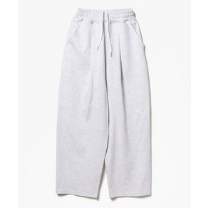 XERO Deep One Tuck Sweat Pants [White Gey] 2021S02 373322