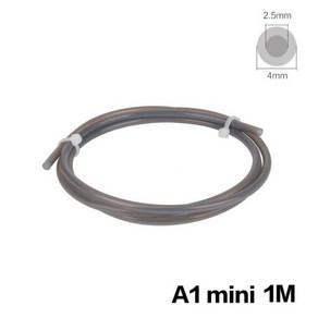 BAMBU LAB 3D프린터 3D 프린터 PTFE 튜브 P1P AMS A1 미니 테플론토 파이프 보우덴 압출기 1.75mm ID2.5 mm OD4mm 필라멘트 부품, 없음, 5) 1PCS - Gey 1M