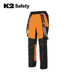 K2 Safety PT-A3301 팬츠 [멜빵포함] 임업용 작업복 바지 워크웨어 근무복 현장복 유니폼 단체복, 2XL(40-42), 1개