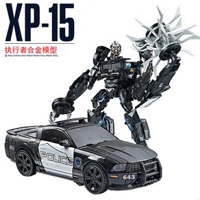 트랜스포머 XP-15 바리케이드 MX Toys 변신 오토봇 폴리스 머스탱 21cm 로봇, XP-15 (6807), 1개