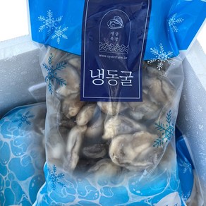 통영 냉동굴 1kg (크기혼합) 제철에 조업해서 급냉한 신선하고 맛있는 통영굴, 통영 냉동굴 (대) 1kg, 1박스