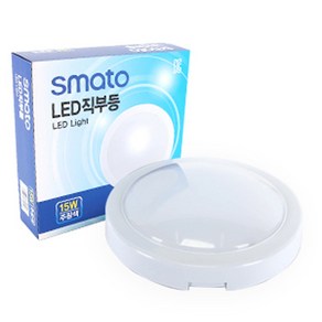 LED 직부등 주광색 15W 베란다 형광등 교체용 LED 등기구, LED직부등, 1개