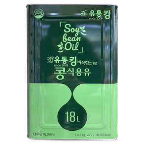 마자킹 유통킹 콩식용유, 18L, 1개