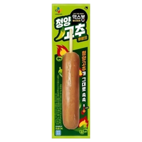 CJ 맥스봉 청양 고추후랑크, 20개, 80g