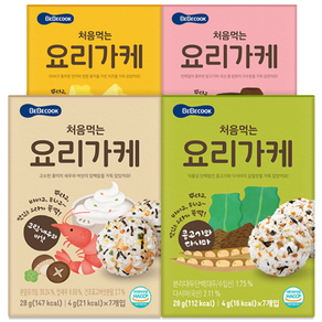 베베쿡 처음먹는 요리가케 4종, 1세트