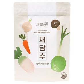 새잎 채담수 이유식육수 채수티백, 1개, 30g