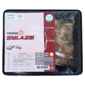 프리미엄 초이스등급 양념LA갈비, 1개, 1kg