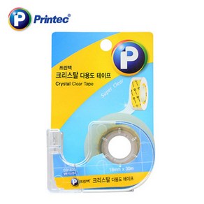 [123148]크리스탈테이프(디스펜서/ CD1830 /18mm x 30m/프린텍)