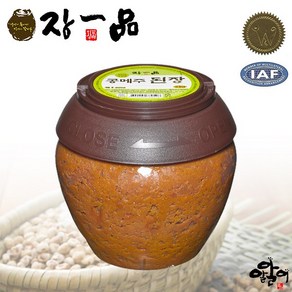 [(주)알알이푸드] 장일품 100%국산콩 된장, 2kg, 1개, 1개