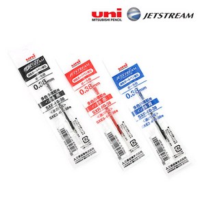 제트스트림 3색볼펜0.38리필심, 블랙, 1