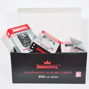 JMBROYAL 3중 특수 보안 트럼프카드(보안 캔), JMB ROYAL 3중 특수 보안카드(캔)-(상자:12개), 1개