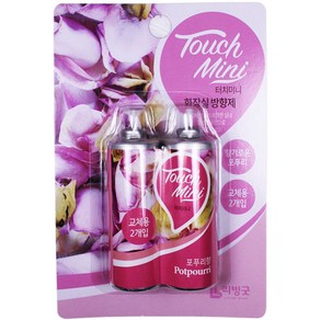 서브무역 터치미니 화장실 방향제 탈취제 변기 향기 터치필 포푸리향(리필), 13ml, 1개