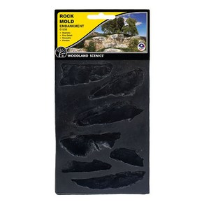 우드랜드 JWC1233 바위 및 돌 제작용 락 몰드(Embankments), 1개