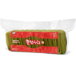 [송학식품] 쫄면사리 2kg x 6개 (박스)_보통굵기_쫄면 (약60인분), 12kg, 1개