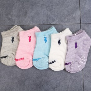 예쁘니양말 165-폴로갑종망사5족set 아동양말 공기순환우수 발이 편해요