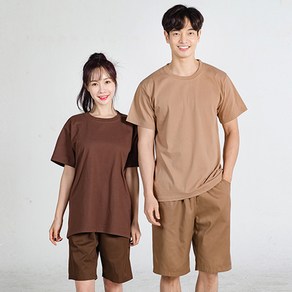 [Beste] 찜질복 마사지복 178 179 상의 반팔티 하의 반바지 세트 마사지샵 스파 사우나 숯가마 황토방 찜질방 손님 옷 / 병원 한의원 물리치료 환자복