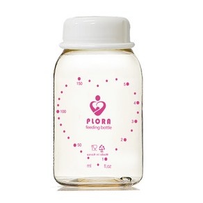 플로라 [PLORA] 신생아 PP 모유 모음병 젖병, 4세트, 투명, 150ml, 4개