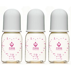 플로라[PLORA] 신생아용 PP 150ml [노꼭지]_2개 젖병, 신생아젖꼭지포함, 2개