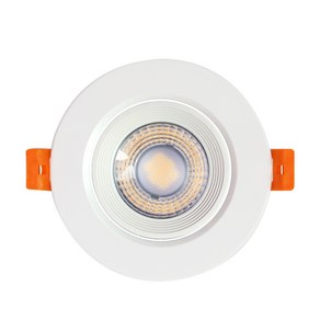 두영 LED 다운라이트 3인치 7W 전구색 일체형 회전, 3인치 7W-전구색[노란빛], 1개