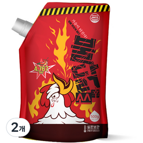 아이엠소스 불닭소스 핵매운, 500g, 2개