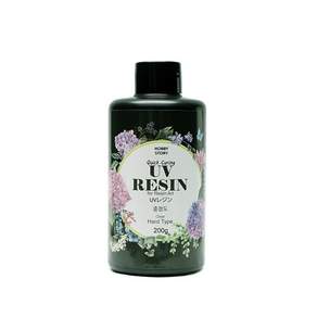 유브이레진 UV Resin Clear Hard Type 중점도 200g, 1개