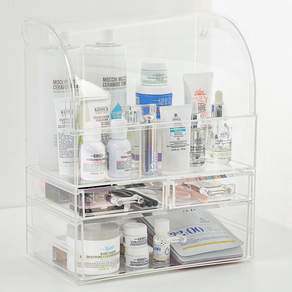 메이크업 정리함 투명 회전 상품 이미지
