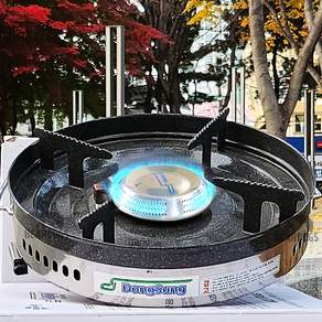 동성 해바라기 버너 1044 바람막이 링가드 세트 캠핑 3KG 가스통 LPG 전용, 1개