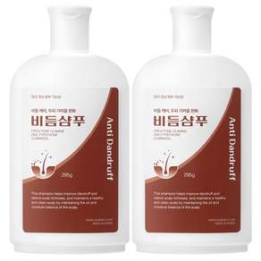 국내 유일 99.9% 비듬균 제거 75시간 비듬완화지속 비듬샴푸 두피가려움 61%개선 지루성두피, 2개, 295g