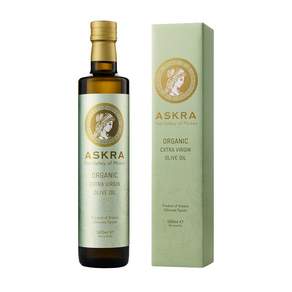 아스크라 유기농 엑스트라 버진 올리브오일, 1개, 500ml