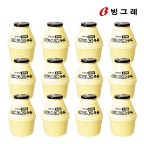 (대영) 빙그레 바나나우유 무가당 no sugar, 12개, 240ml