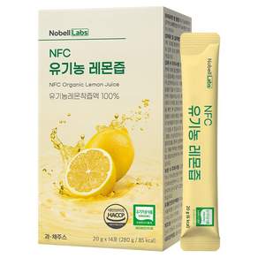 노벨랩스 NFC 유기농 레몬즙, 1개, 280g