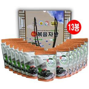 형제만호돌김 지주식 볶음자반 60g 13봉, 13개