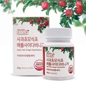 좋은습관 애사비 알약 사과초모식초 애플사이다비니거, 1개, 60정