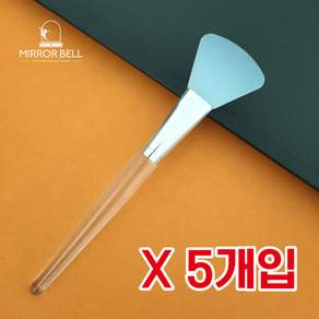 실리콘 팩 브러쉬 DIY 팩붓 5p, 5개, 2호 5개, 투명