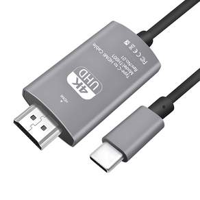 미러링케이블 C타입 TO HDMI 넷플릭스 TV 연결, 3M, 1개