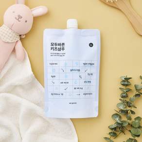 모두바른 키즈 샴푸 리필팩, 1개, 400ml