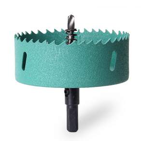 마인드재뉴에어리 바이메탈 원형 철판 목재 석고 pvc 플라스틱 금속 목공 홀쏘, 50, 1개