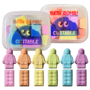 커스터블 미니 블럭 배쓰밤 세트, 1개, 640g