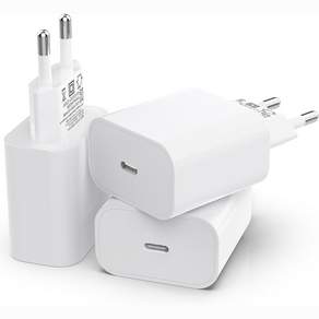 25W PD3.0 PPS Type C 슈퍼급속충전기 삼성 갤럭시/아이폰 호환 가정용 휴대용 1개 화이트, 하얀색