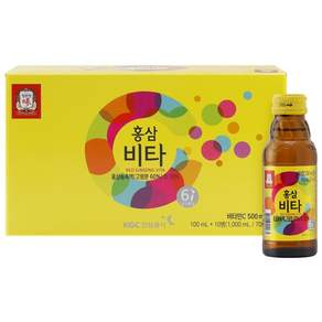 정관장 홍삼비타C 홍삼비타민음료, 100ml, 10개