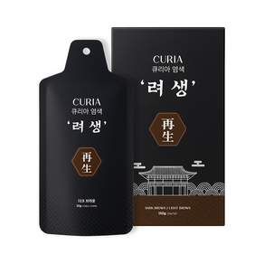 큐리아 려생 새치염색약, 5개, 다크브라운