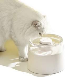 E-Net Innovation 펫 워터 파운틴 PP+ABS 정수기, White, MS100, 1개