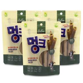 베푸 멍크 강아지 스틱 간식, 3개, 180g