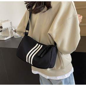 투니스 여성 스트라이프 심플 크로스백