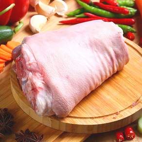 (배터짐) 수입산 보쌈용 돼지장족 돼지앞다리 쫄데기 쫄다리 (일요일&당일발송), 1.1kg, 3개