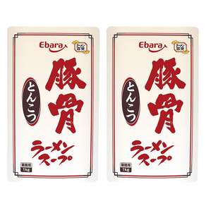 에바라 라멘 백경 돈코츠라멘 스프, 2개, 1kg