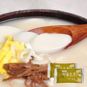 새해맞이! 쌀 떡국떡 2kg / 사골맛 스프 10봉, 쌀 떡국떡2kg + 사골맛 떡국스프 10봉, 10개